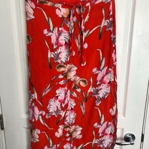 MINK PINK Floral Slit Skirt